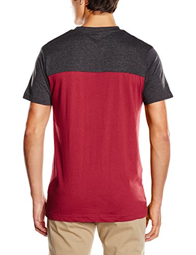 Urban Classics Herren Langarmshirt T-shirt 3-Tone Pocket Tee - 2