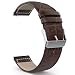 Produktbild Für Samsung Galaxy Gear S2 Classic SM-R732 Watch Transer® Ersatz Uhrenarmbänder Leder Uhrenarmband Armband für Uhren Länge: 20cm (Braun)