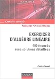 Image de Exercices d'algèbre linéaire pour l'Agrégation - 400 énoncés avec solutions détaillées