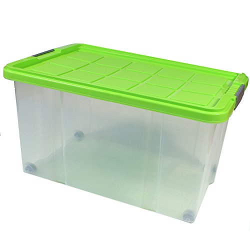 Euro-Box m. Deckel u. Rollen - 2