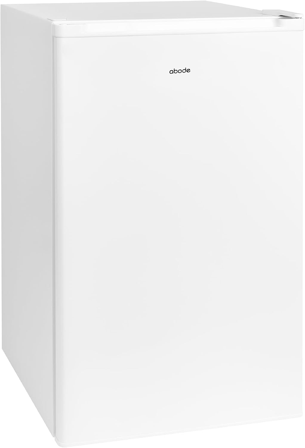 Abode Under Counter Fridge 50cm Wide Freestanding White 114 Litre Removeable Glass Shelves & Drawer, Adjustable Feet & Reversible Door A85UCLF504E1W (New 2025 Model, White)