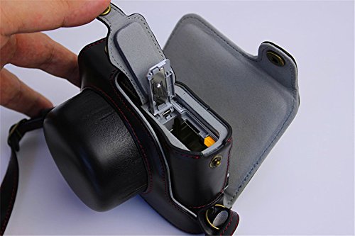 boliner fait la main Sac moiti tui pour appareil photo en cuir PU pour bas ouverture Version pour Nikon 1 J5 avec sangle reviews boliner fait la main Sac moiti tui pour appareil photo en cuir PU pour bas ouverture Version pour Nikon 1 J5 avec sangle