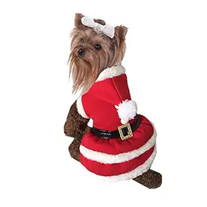 NACOCO Pet Christmas Suits Dog Cat Santa Suit Skirts Dog Costumes (Medium)