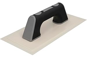 WOLFPACK LINEA PROFESIONAL Llana/Talocha Con Mango de Plastico ABS Borde Flexible. Especial Lechadas. Base 280x140 mm. Mango Ligero y Ergonomico