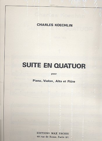 Suite en quatuor : pour piano,