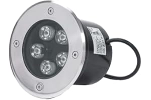 Spot LED Extérieur Encastrable IP65 220V Sol 5W 80° Ø130 - Blanc Chaud 2300K - 3500K - SILAMP