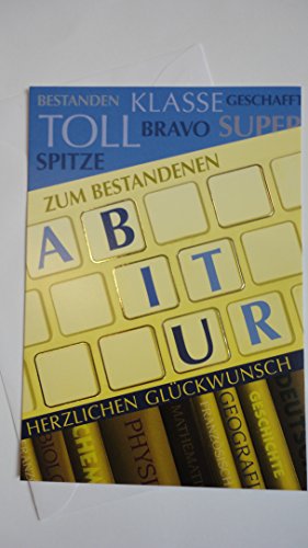 Preisvergleich Produktbild HaWeKa Karte zum Abitur "Zum bestandenen Abitur" Nr.391.