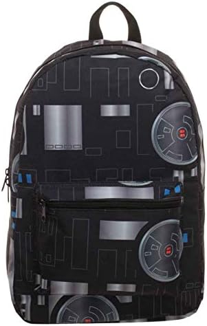Star Wars Backpack Bag BB Unit First Order All Over print Official Black One Size