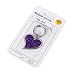 Memore Fashion Style Shining Heart Shape Ring Stand (Shiny Blue) RS.129.00