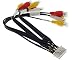 Produktbild KENWOOD DNX Multimedia Kabel TV Monitor Rückfahrkamera RCA Cinch Stecker Adapter