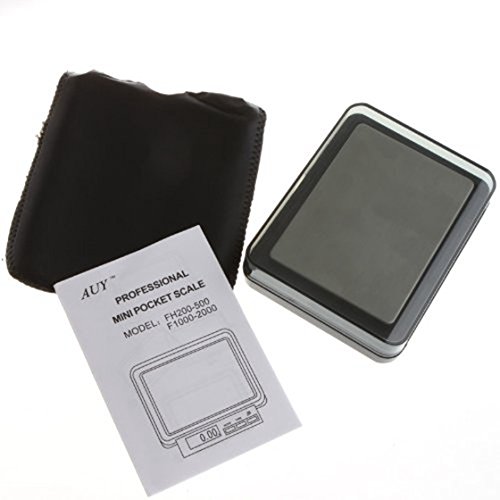 SODIAL(R) 2000g * 0.1g LCD Display Mini Digital Pocket Elektronische Waage Schmuckwaage Feinwaage Kuechenwaage Taschenwaage Digitalwaage