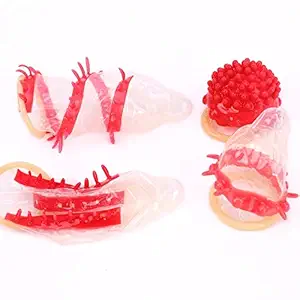 SAXOWL 3D Dotted Climax Condom- PaCK OF 4 PCS