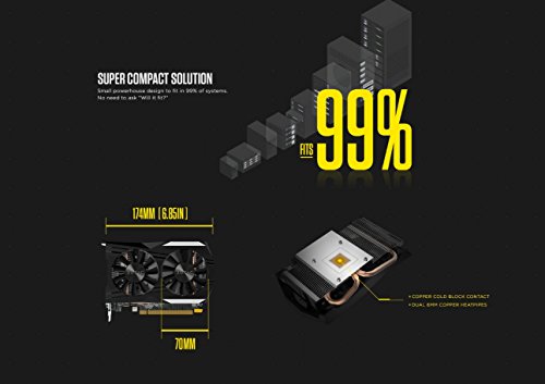 Zotac GeForce GTX 1050 TI - Tarjeta gr  fica  4 GB  Color Negro