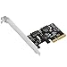 Produktbild SilverStone SST-ECS03 - PCI-E Erweiterungskarte Gen 2.0 x2, 2x SATA (6Gb/s) Ports mit ASMedia 1062R Controller, unterstützt RAID 0,1,SPAN,non-RAID, low-profile geeignet