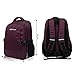 Bebamour Nappy Changing Backpack Large Capacity Baby Bag Backpack (Purple)