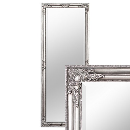 Wandspiegel SILBER Antik BAROCK DESIGN SPIEGEL POMPÖS HOLZRAHMEN Bessa 180x70cm - 2