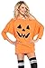 Price comparison product image Lolyze Women Adult Halloween Costume Fancy Party Pumpkin Jack O' Lantern Tunic Mini Jersey Dress