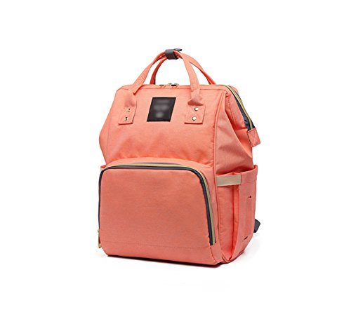 Preisvergleich Produktbild Deerbird® Windel-Beutel-Rucksack-Multifunktions... Baby-ändernde Tasche Leichte Reise-Windel-Taschen-Tasche für Mamma,große Kapazität,orange