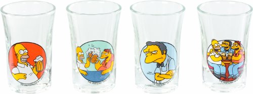 Preisvergleich Produktbild United Labels 0804365 - The Simpsons Schnapsgläser 2 cl