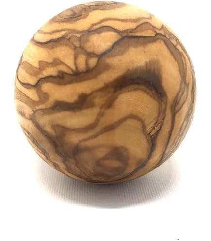 Rayher Rohholz-Kugeln 50 Mm – 2 Stück, Buchenholz, Durchgebohrt (8 Mm), Zum Basteln & Bemalen
