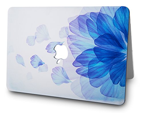 StarStruck MacBook Air 13 zoll H  lle Schutzh  lle Case Cover MacBook Air 13 3 H  lle  A1369   A1466   Blaue Blume 