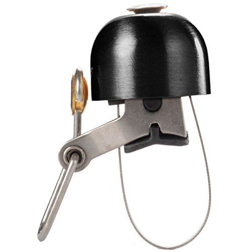 Rockbros Fahrrad Radfahren Lenkstange Klingel Sicherheit Metallring Lauter klingen Lenker Klingel Ultra-laut MTB Rennräder Horns (Schwarz) CS193 - 2