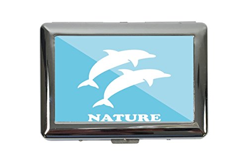 Preisvergleich Produktbild Zigarettenetui Box Küche Delfine Bedruckt
