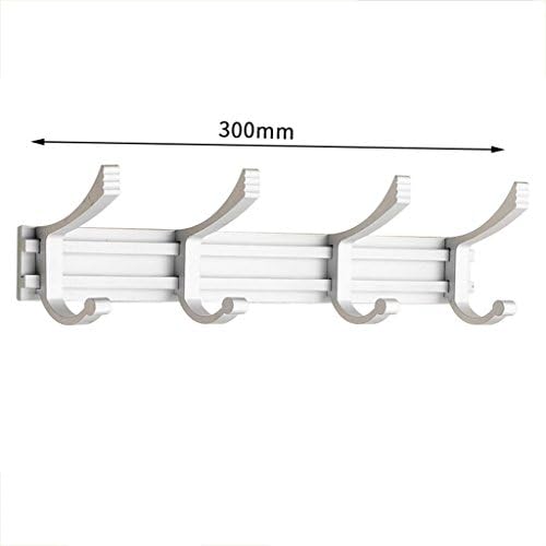 Adjustable Wall Hooks Towel Hooks Stainless Steel Chrome Wall Mount Door Coat Hooks Clothes Hanger Rack Jacket Pegs For Bathroom Living Room Kitchen For Easy Installation , 4 hooks