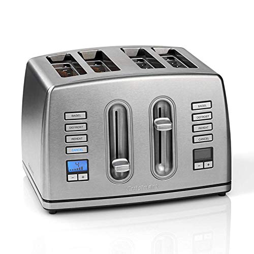 Cuisinart CPT445U 4 tranches en acier inoxydable brossé Grille-pain numérique