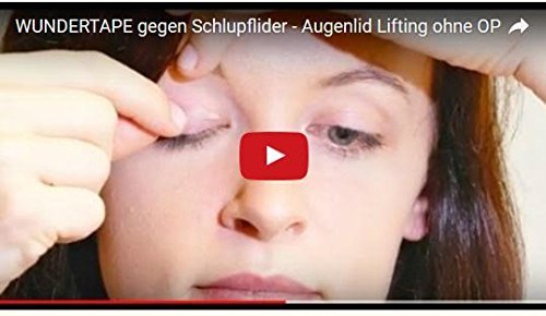 Schlupflid Streifen WUNDERTAPE® (240 Stück / S) Augenlid-Lifting Stripes ohne OP! (wasserfest, 24h Halt) - 5