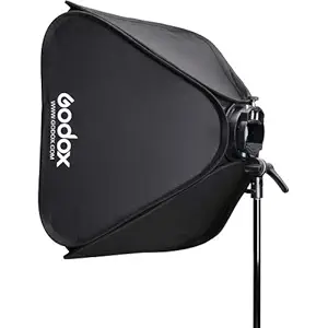 Godox SGUV6060, S2 Bowens Mount Bracket with Softbox & Carrying Bag Kit (23.6 x 23.6)