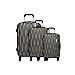 Produktbild Starres 3-teiliges trolley set PIERRE CARDIN grau Handgepäck 4 Räder VS385