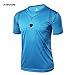 Produktbild JullyeleDEgant FANNAI Männer Kurzarm T Shirt Outdoor V Ausschnitt Sport Top Schnell Trocknend Abnehmen Body Shapers Laufende Athletische Shirts FN07