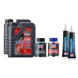 Liqui Moly Performance Pack of Engine Flush, Engine Oil, Fuel System Cleaner for KTM Duke