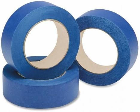 Blue UV &amp; Water Resistant "Scene" Tape, Low Tack Masking Tape For Protecting Paint Work During Detailing (50mm x 25m)