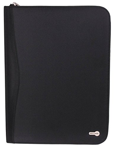 Preisvergleich Produktbild Schwarz A4 Reißverschluss Ring Binder Konferenz Ordner von Pierre Cardin