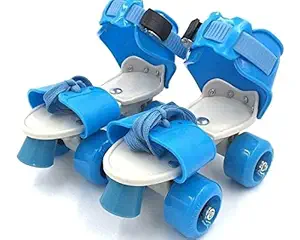 BAGHWALE PRODUCTS Sterling Adjustable Roller Skates for Kids Junior Girls Boys Outdoor Sports Games Adjustable Size 16 CMT. to 21 CMT (Color May Vary)