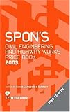 Image de Spon's Civil Engineering and Highway Works Price Book 2003