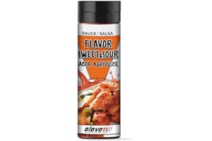 ELEVENFIT Eleven Fit Salsa Sin Azúcar 330 ml | 12 Sabores Deliciosos | Bajo en Calorías | Ideal para Dietas Saludables y Comidas Ligeras | Textura Espesa y Natural | Sabor Agridulce
