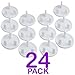 12/24 Pack - Baby/Child Proof Plug Socket Safety Cover Protector Protection Guard - Round 3 Pin Plug Socket UK (24 Pack)
