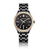 Easy Go Shopping Wasserdichte Kalender-Quarz-Diamant-Frauentisch der Frauen Uhr (Color : 5)