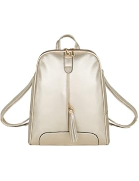 YR.Lover Frauen hohe Kapazität Rucksack Fashion Freizeit PU Leder Tote Schulter