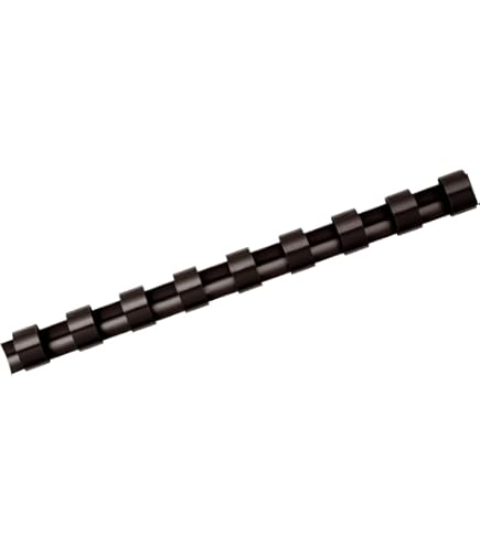 Kunststof kledinghangers F44 - Zwart - 44 cm - 125 stuks