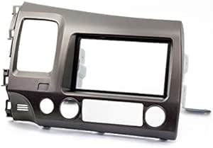 carav 11-063 Doppel DIN Autoradio Radioblende DVD Dash Installation Kit für Civic Limousine Links Lenkrad Faszie mit 173 * 98 mm und 178 * 102 mm