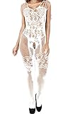 Lavar a mano mejor. UMIPUBO Mujer Ropa de Dormir Sexy Lingerie Lace Lenceria Erotica Babydoll Ropa Interior (Blanco B)