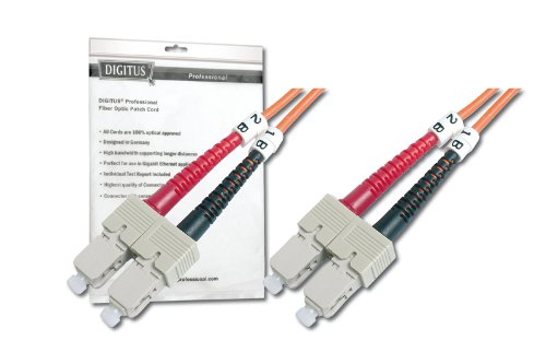 Digitus DK-2522-01 LWL Multimode Duplex OM2 Patchkabel (SC/SC, 1m)