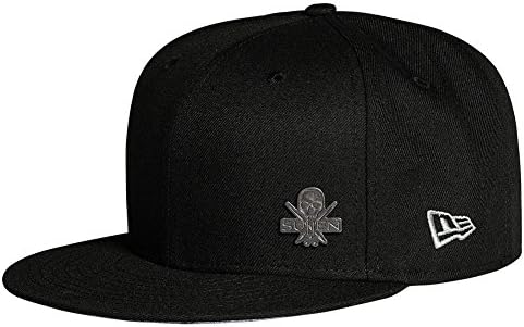 Sullen Men's Lion Fitted Snapback Hat Black 734