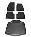 Price comparison product image Vauxhall Insignia Saloon and Hatchback 2008 to 2012 Fully Tailored Heavy Duty Rubber Car Mats + Fully Tailored Pvc Boot Liner (models with spacesaver / mini spare wheel)