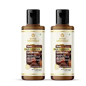 Khadi Organique Satritha Hair Shampoo/Cleanser Pack Of 2