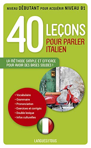 Télécharger 40 leçons pour parler italien PDF Ebook En Ligne